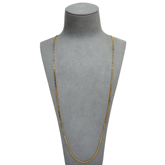 Pre-Owned 9ct Gold Figaro Chain Necklace 31 Inch