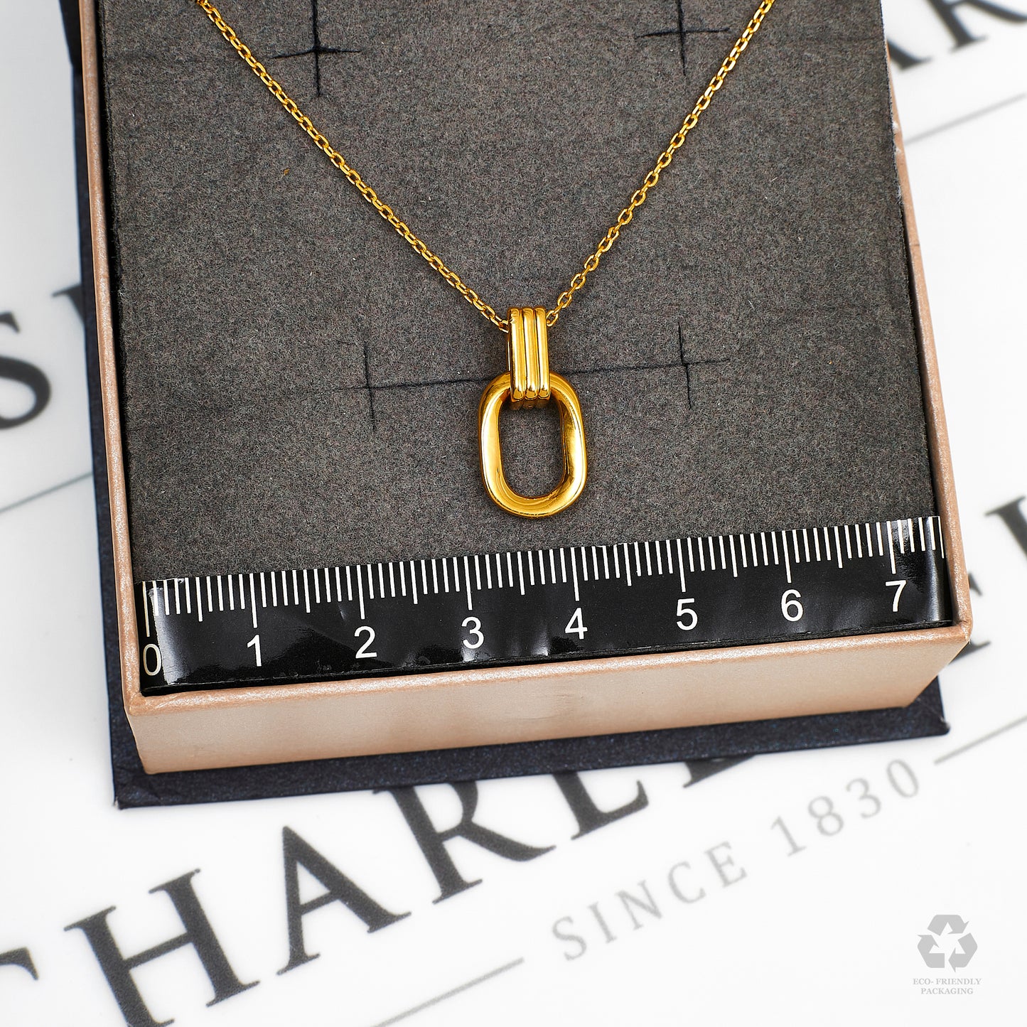 Pre-Owned 999 Fineness Gold Openwork Oval Pendant Necklace