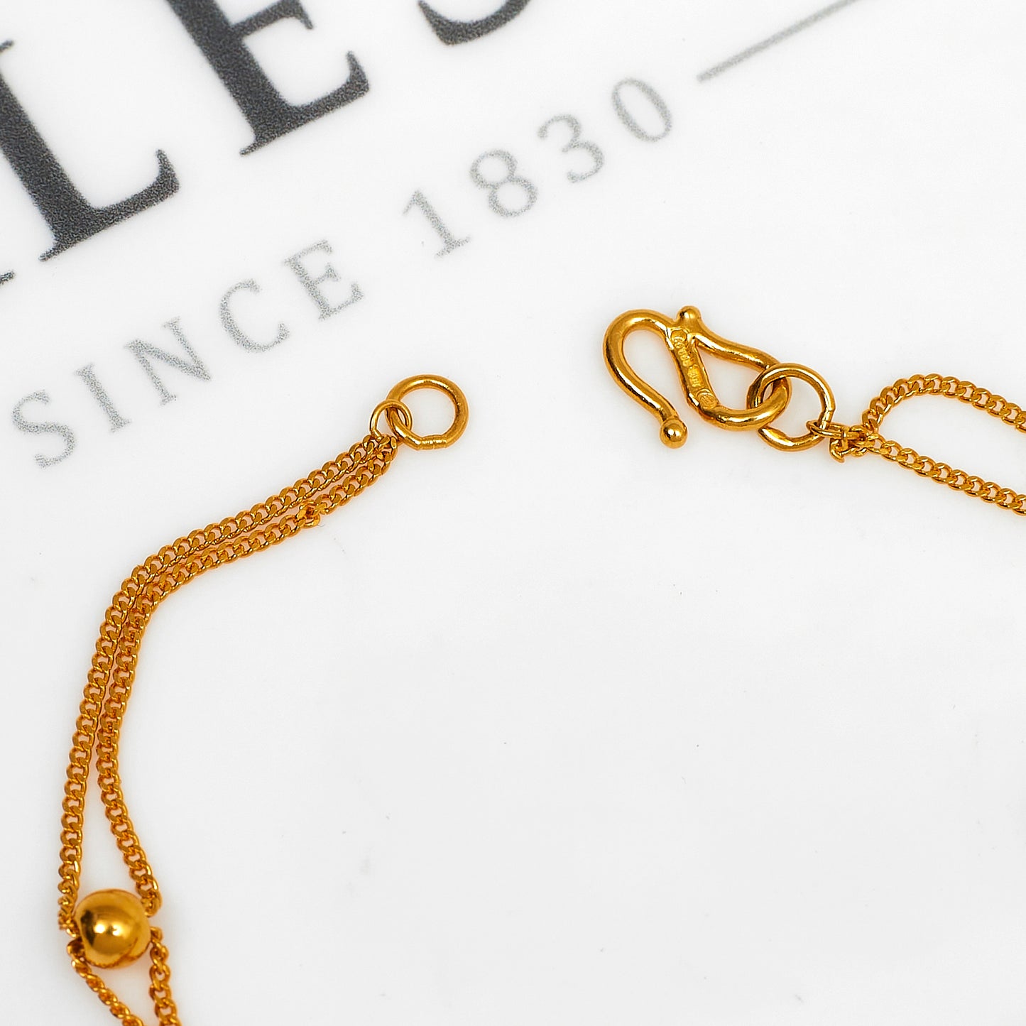 Pre-Owned 999 Fineness Gold Chinese Good Fortune Bracelet