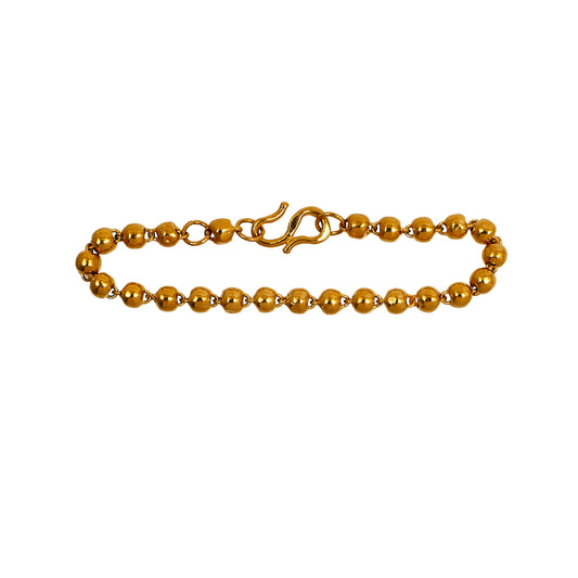Pre-Owned 22ct Gold Baby Bead Bracelet 5 Inch