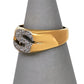 Pre-Owned 9ct Gold & CZ S Initial Ring Size O