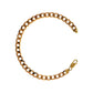 Pre-Owned 9ct Gold Curb Chain Bracelet 8.5 inch