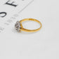 Pre-Owned 18ct Gold Diamond Cluster Ring Size K