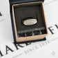 Pre-Owned 9ct Gold Oval Multi Diamond Dress Ring Size R.5