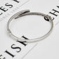 Pre-Owned 9ct White Gold & CZ Zigzag Design Bangle