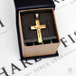Pre-Owned 9ct Gold High-Polish Crucifix Pendant