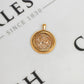 Pre-Owned 9ct Gold Round St George Pendant