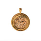Pre-Owned 9ct Gold Round St George Pendant