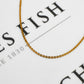 Pre-Owned 9ct Gold Fine 1mm Trace Chain Necklace 24 Inch