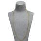 Pre-Owned 9ct Gold Fine 1mm Trace Chain Necklace 24 Inch