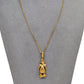 Pre-Owned 9ct Gold Penguin Pendant & Trace Chain 18 Inch