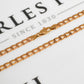 Pre-Owned 9ct Gold Curb Chain Necklace 24 Inch