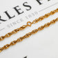 Pre-Owned 9ct Gold Prince Of Wales Chain Necklace 22 Inch