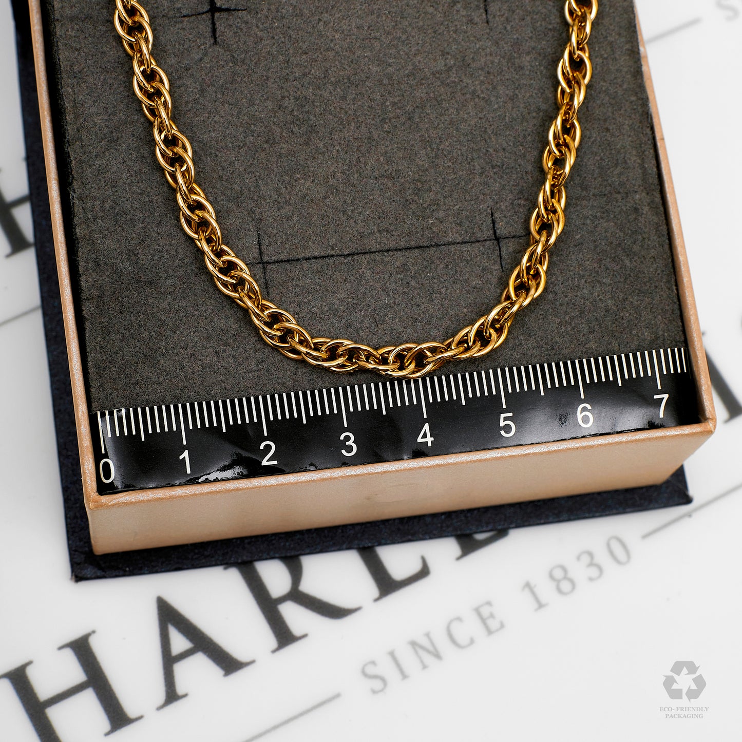 Pre-Owned 9ct Gold Prince Of Wales Chain Necklace 22 Inch