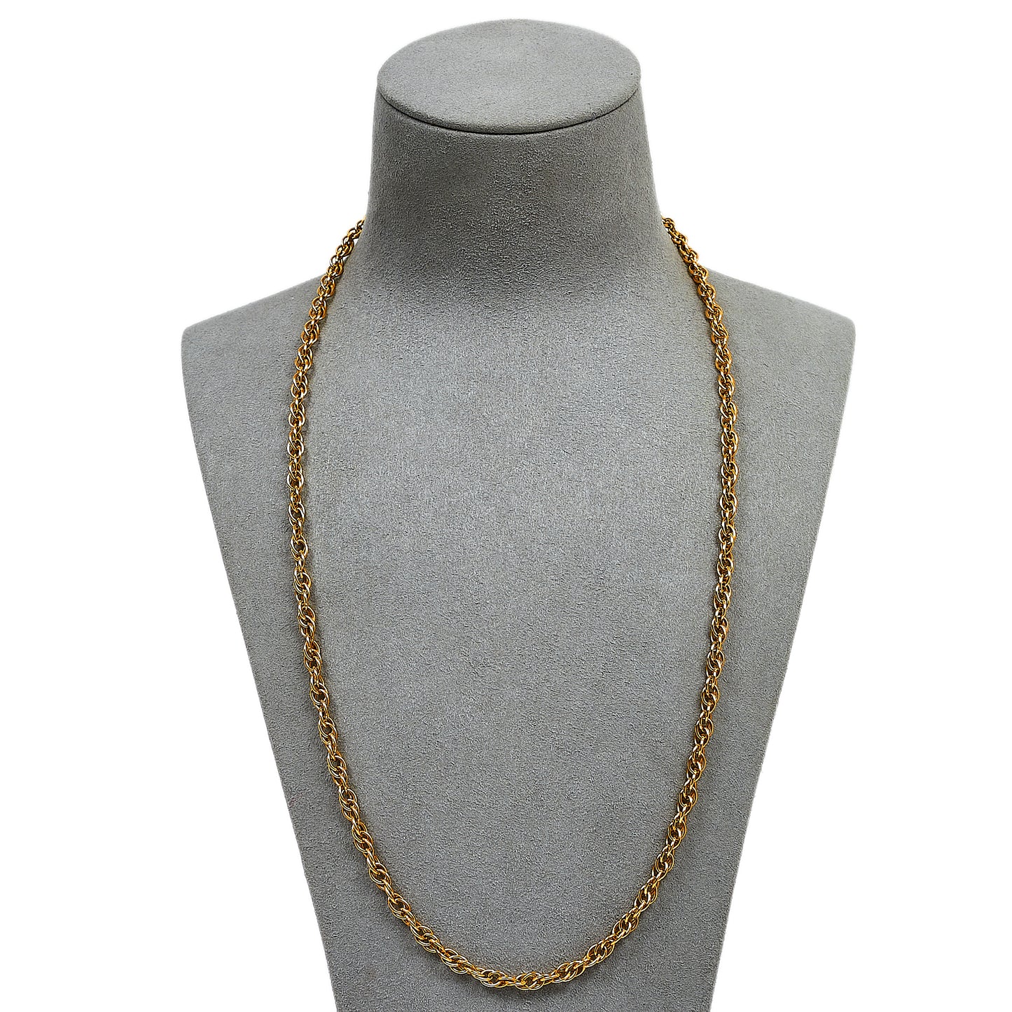 Pre-Owned 9ct Gold Prince Of Wales Chain Necklace 22 Inch