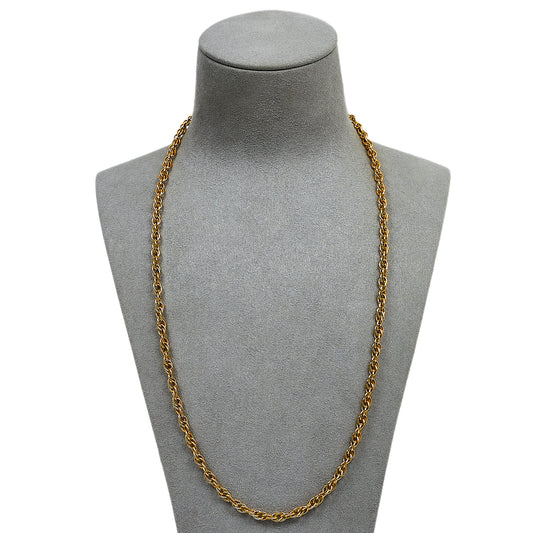 Pre-Owned 9ct Gold Prince Of Wales Chain Necklace 22 Inch