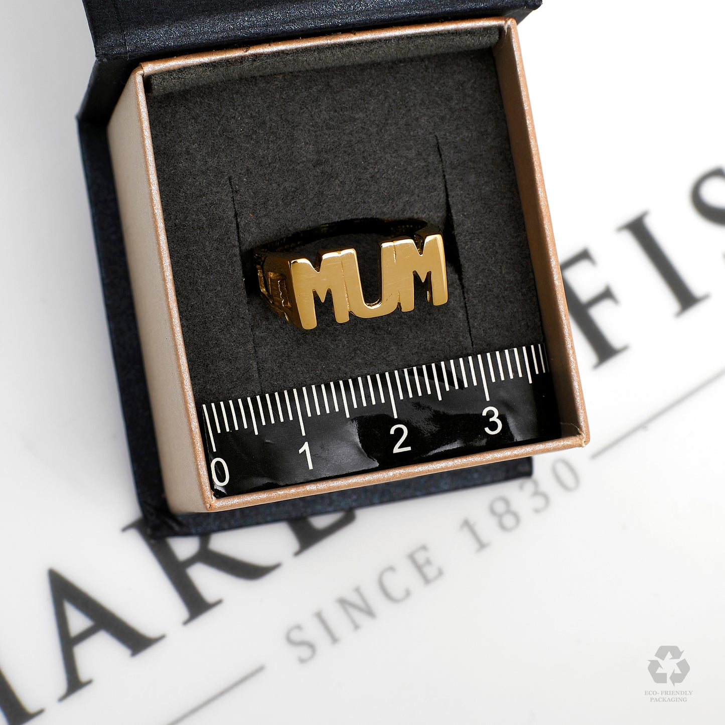 Pre-Owned 9ct Gold MUM Cherish Ring Size O