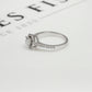 Pre-Owned 18ct White Gold Diamond Cluster Ring Size M.5