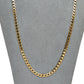 Pre-Owned 9ct Gold Curb Chain Necklace 22 Inch