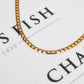 Pre-Owned 9ct Gold Curb Chain Necklace 22 Inch