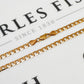 Pre-Owned 9ct Gold Curb Chain Necklace 22 Inch
