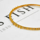 Pre-Owned 22ct Gold 2 Tone Bead Twist Bangle
