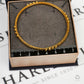 Pre-Owned 22ct Gold 2 Tone Bead Twist Bangle