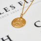 Pre-Owned 9ct Gold St Christopher Pendant 32mm x 24mm
