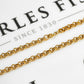 Pre-Owned 9ct Gold Belcher Chain Necklace 20 Inch