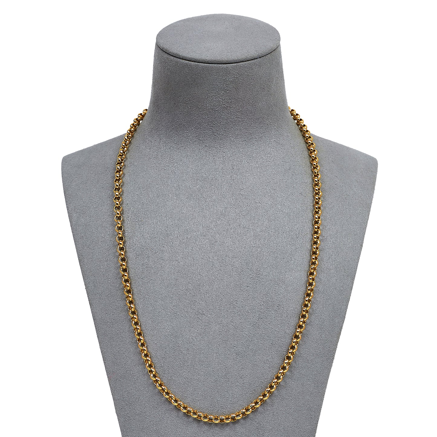 Pre-Owned 9ct Gold Belcher Chain Necklace 20 Inch