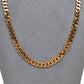Pre-Owned 9ct Gold Curb Chain Necklace 20 Inch