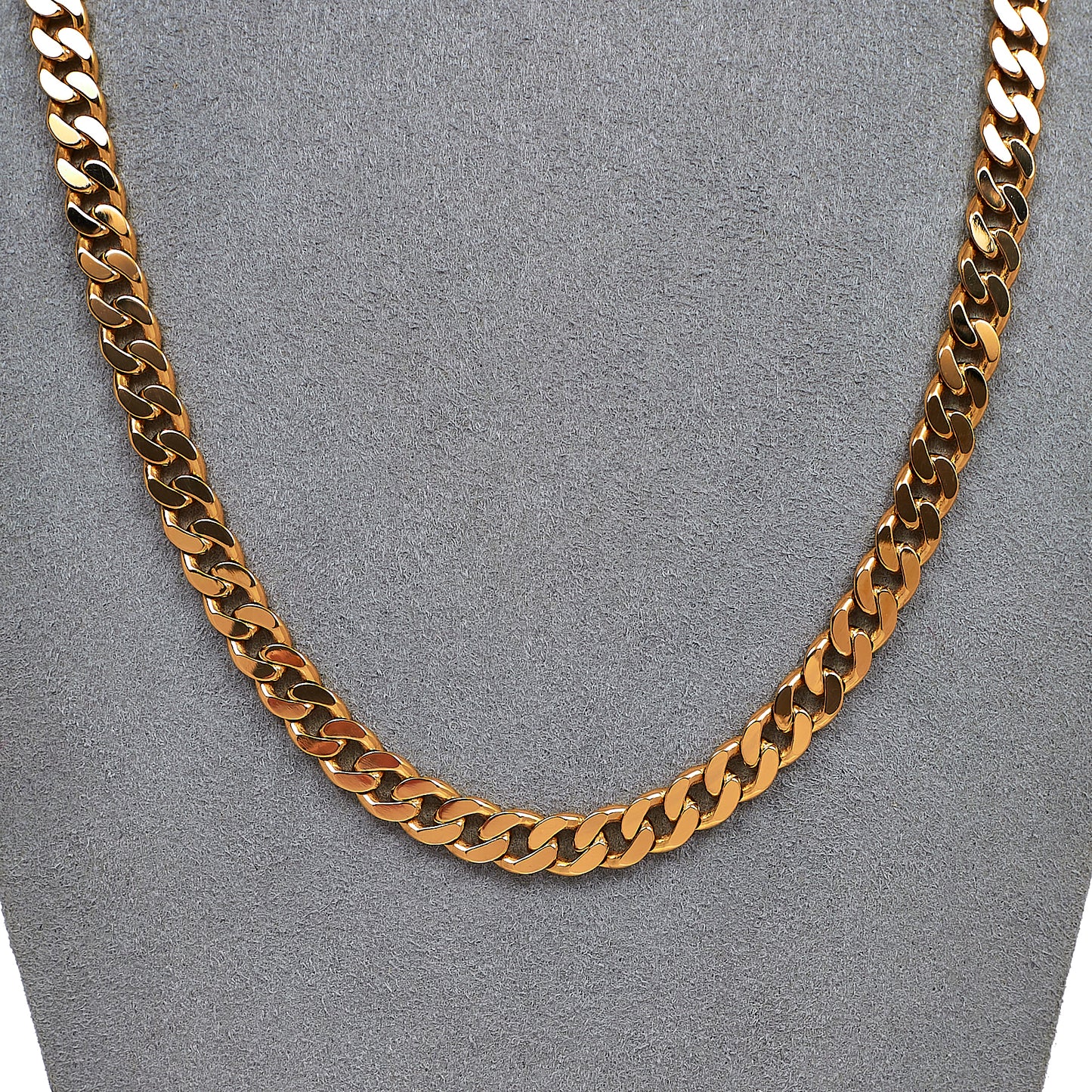 Pre-Owned 9ct Gold Curb Chain Necklace 20 Inch