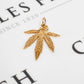 Pre-Owned 9ct Gold Cannabis Leaf Pendant