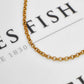 Pre-Owned 9ct Gold Belcher Chain Necklace 20 Inch