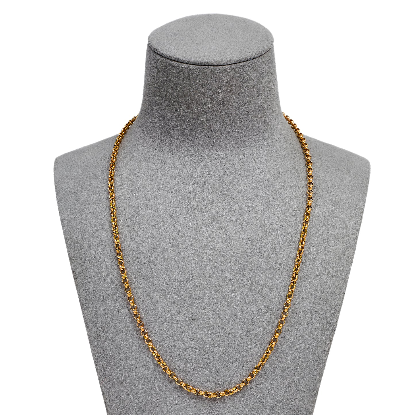 Pre-Owned 9ct Gold Belcher Chain Necklace 20 Inch