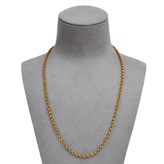 Pre-Owned 9ct Gold Belcher Chain Necklace 20 Inch