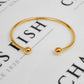 Pre-Owned 9ct Gold Torque Bangle