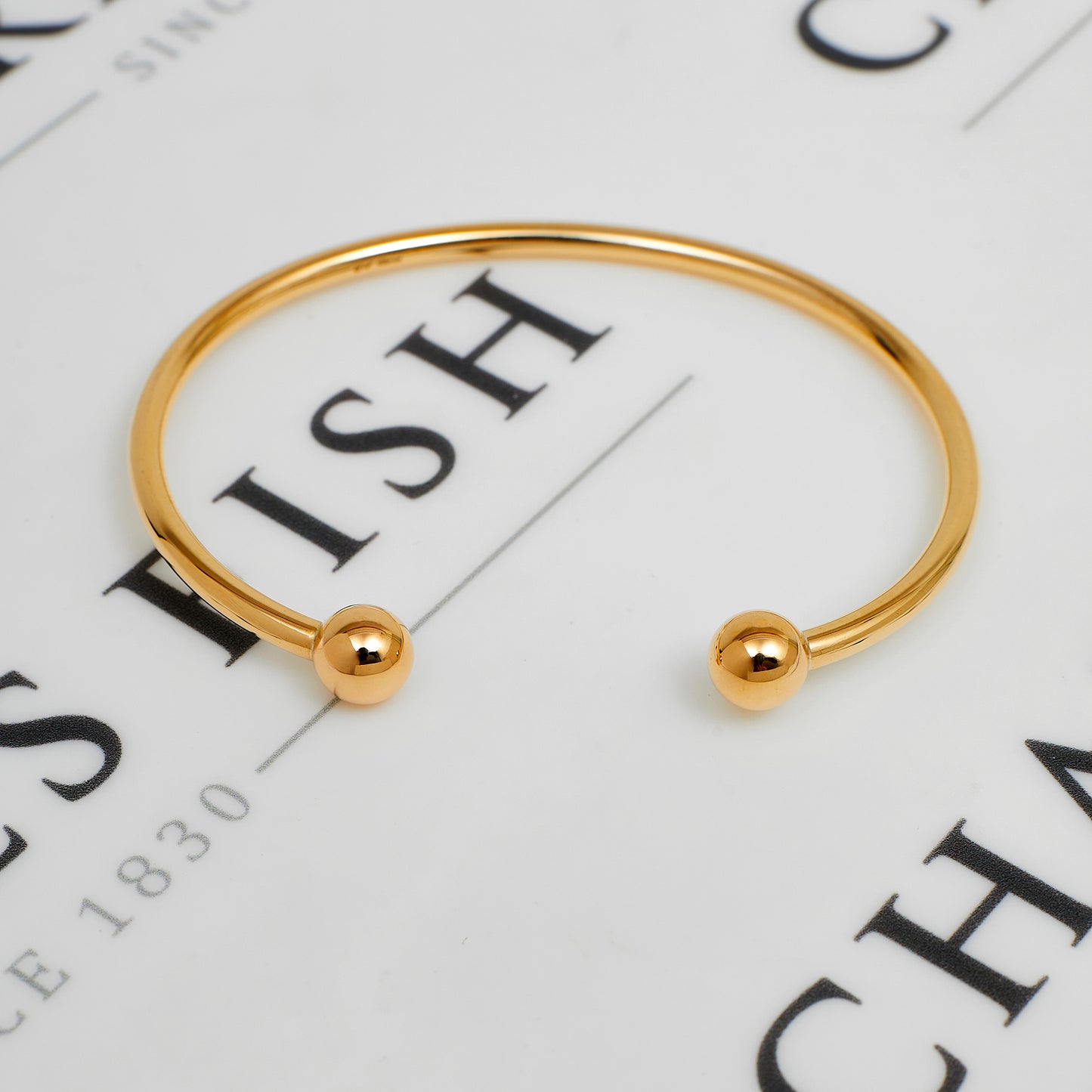Pre-Owned 9ct Gold Torque Bangle