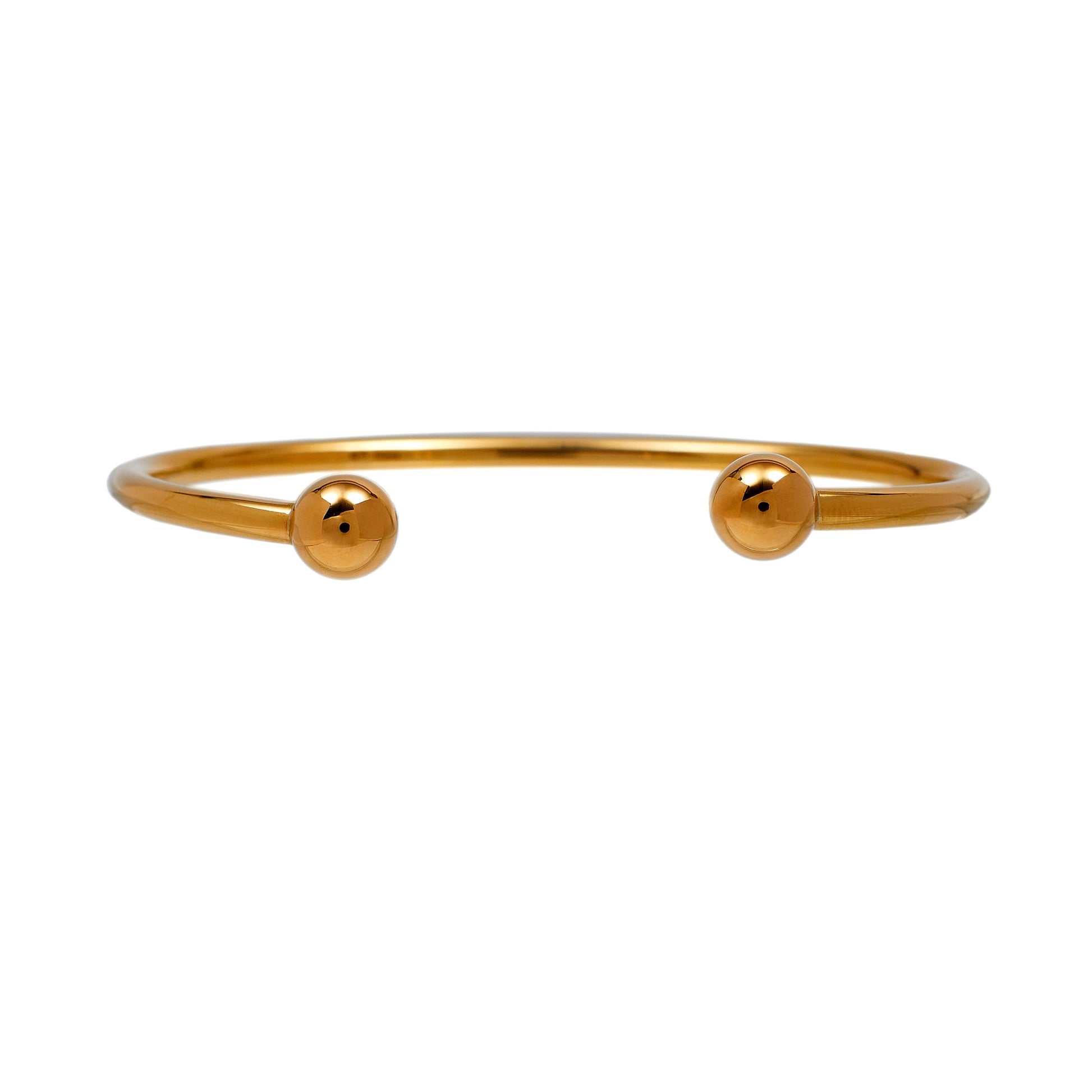 Pre-Owned 9ct Gold Torque Bangle