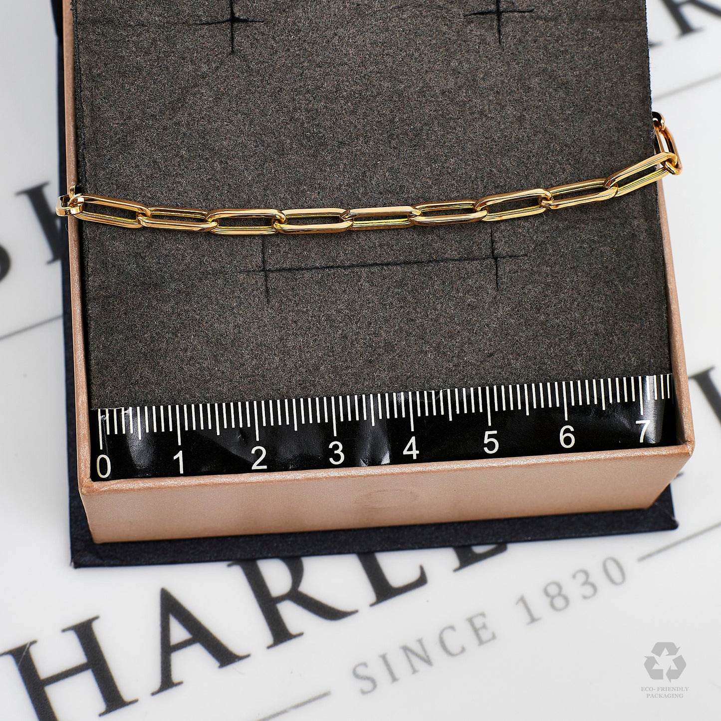 Pre-Owned 9ct Gold Oval Link Bracelet 7.5 Inch