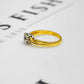 Pre-Owned 18ct Gold Diamond Solitaire Engagement Ring Size J