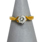 Pre-Owned 18ct Gold Diamond Solitaire Engagement Ring Size J