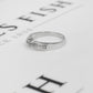 Pre-Owned 9ct White Gold 13 Diamond Dress Band Ring Size R