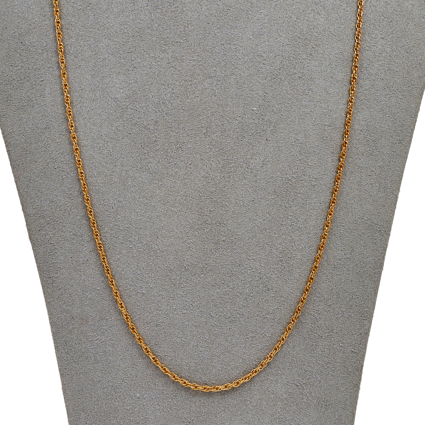 Pre-Owned 9ct Gold Prince Of Wales Necklace 24 Inch