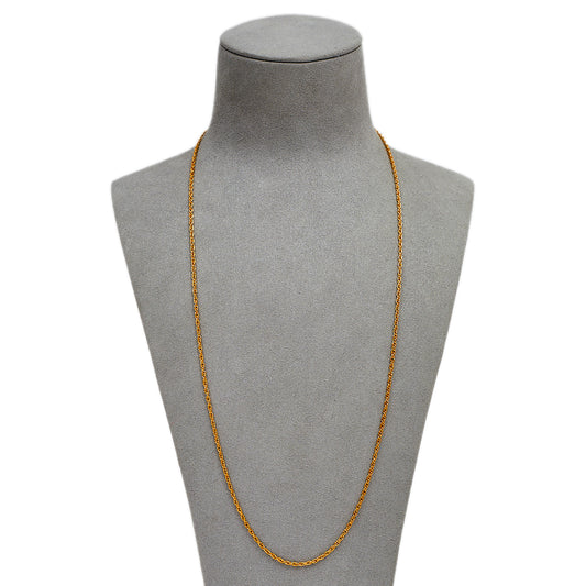 Pre-Owned 9ct Gold Prince Of Wales Necklace 24 Inch