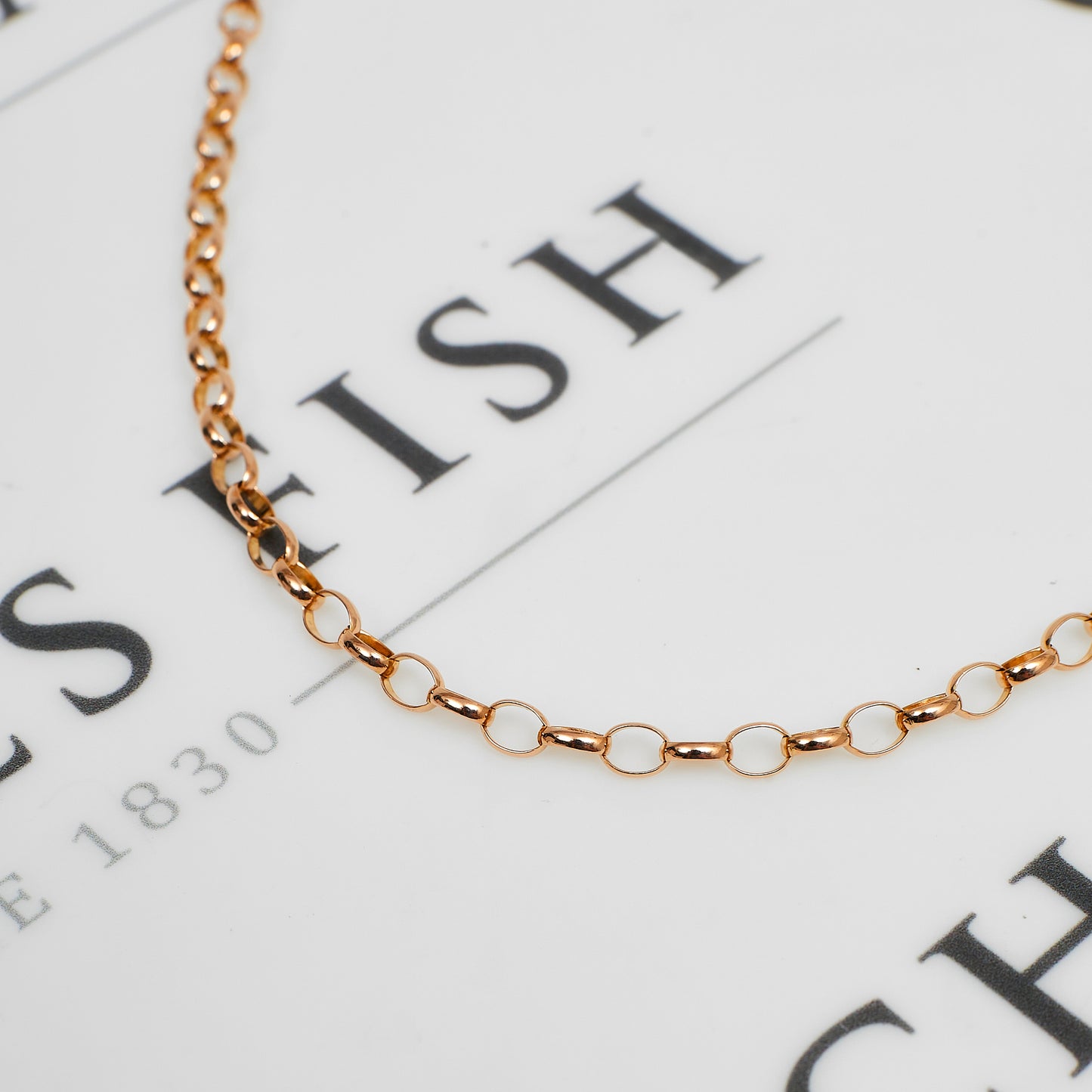 Pre-Owned 9ct Gold 4mm Belcher Chain Necklace 20 Inch