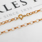 Pre-Owned 9ct Gold 4mm Belcher Chain Necklace 20 Inch