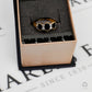 Pre-Owned 9ct Gold 3 Oval Sapphire & Diamond Ring Size L