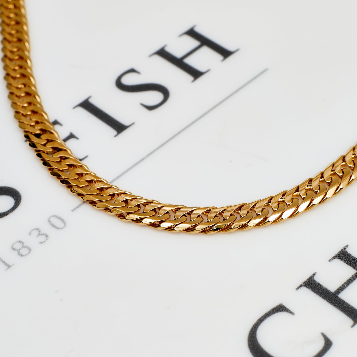 Pre-Owned 18ct Gold Curb Chain Bracelet 8 Inch