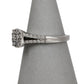 Pre-Owned 18ct White Gold Diamond Cluster Ring Size L.5
